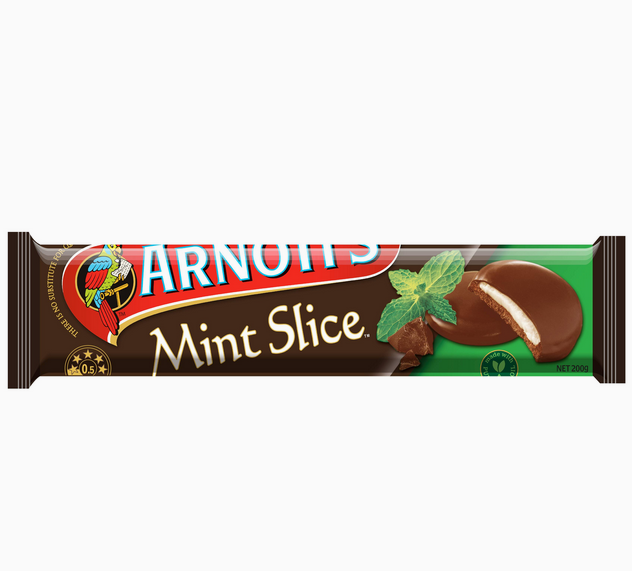 Arnott's Mint Slice Chocolate Biscuits (200g)
