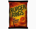 Burger Rings Burger Taste Snacks Party Size Bag 220g